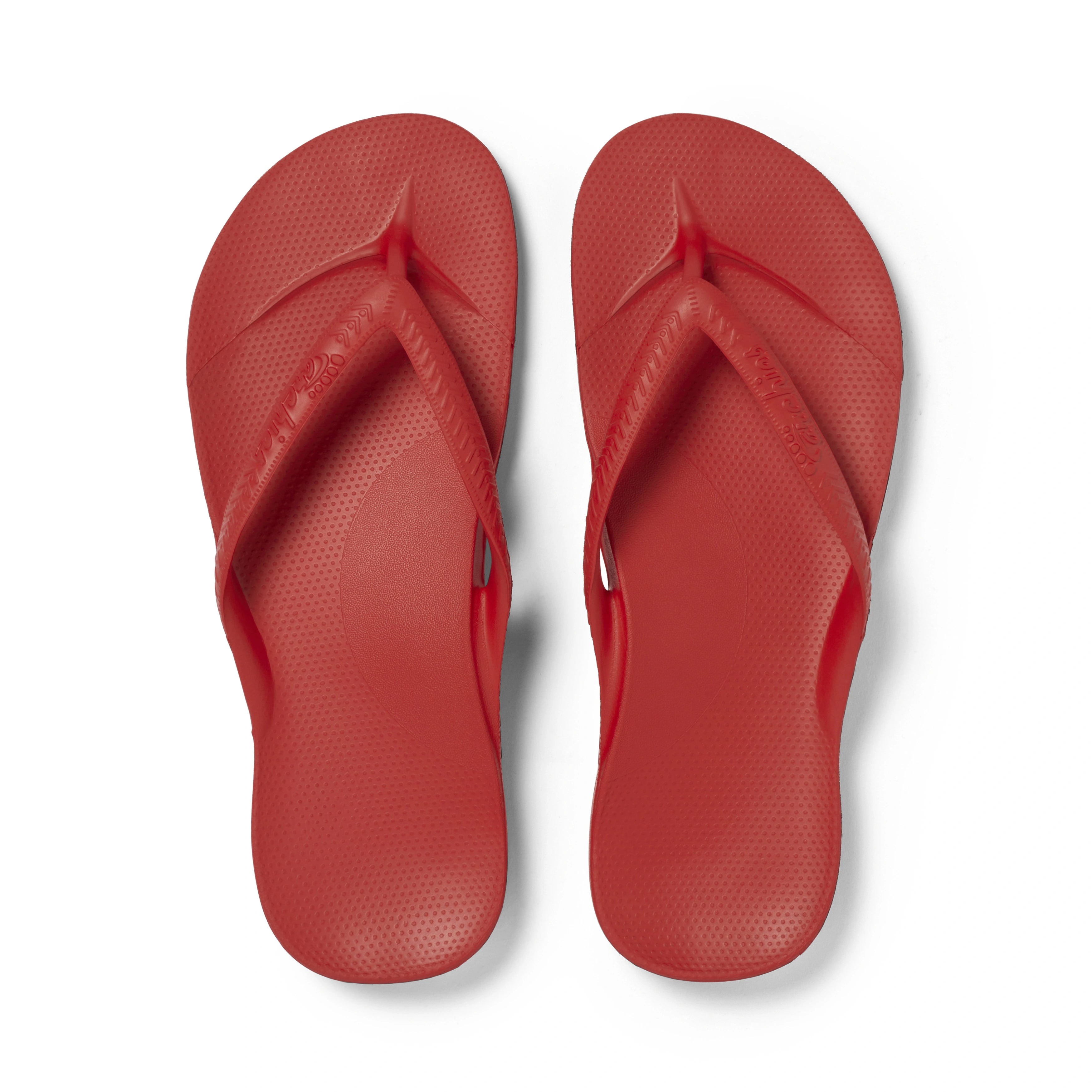 Arch Support Flip Flops - Chlii Red 